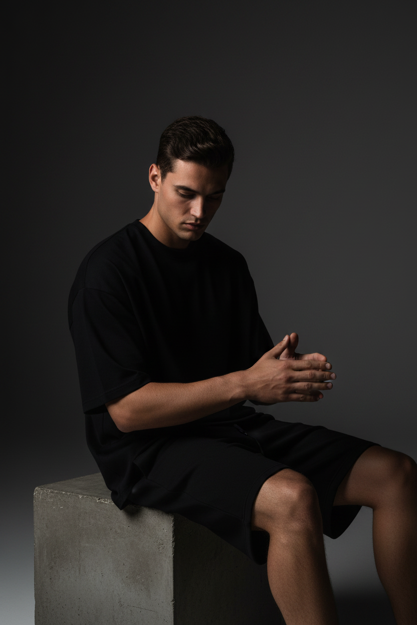 ARCHIVE 004 -  fleece shorts