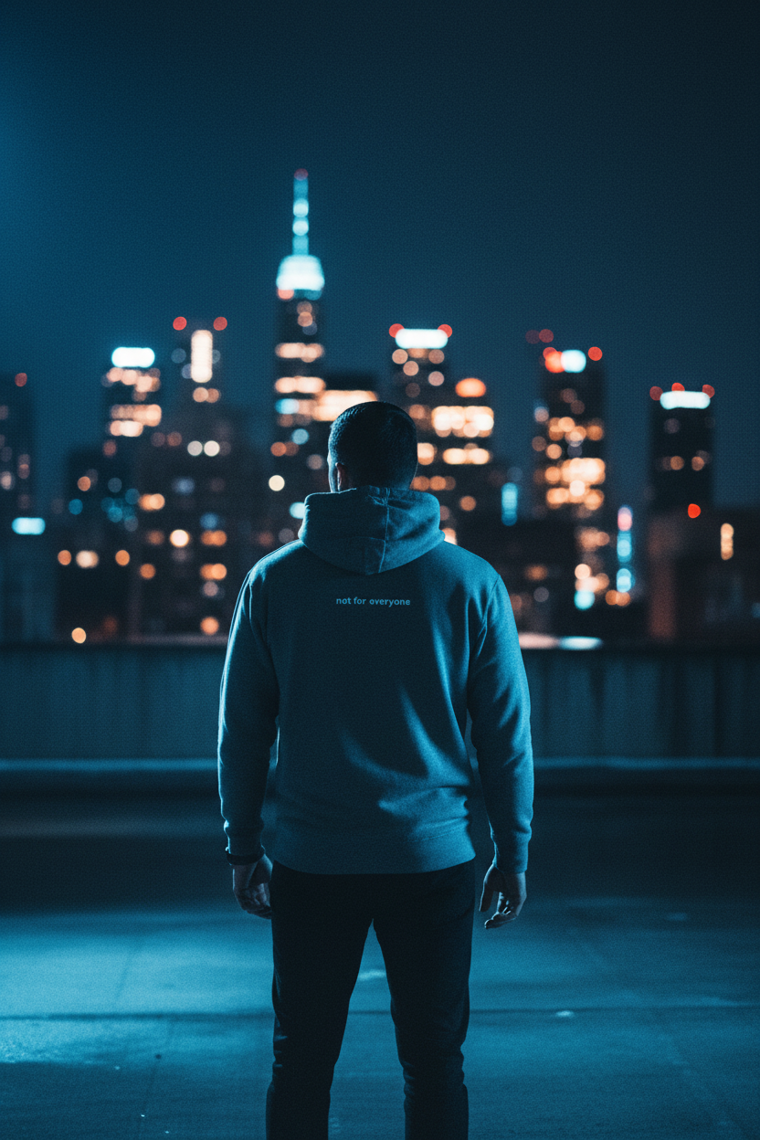 Charcoal Heather — Rooftop Back