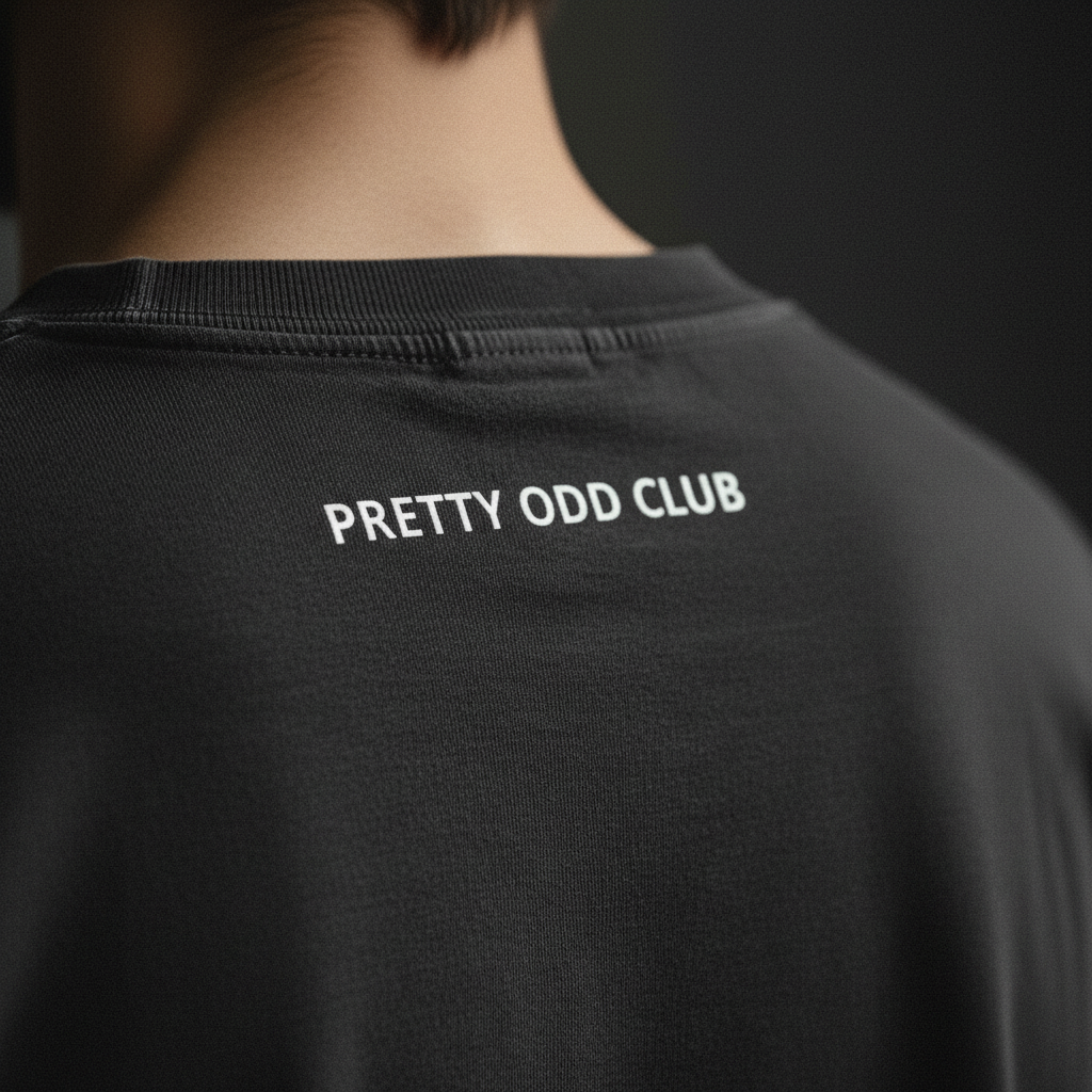 Court Division Tee — Back Collar Detail