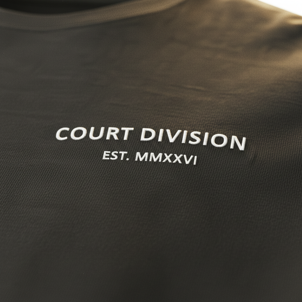 Court Division Tee — Detail