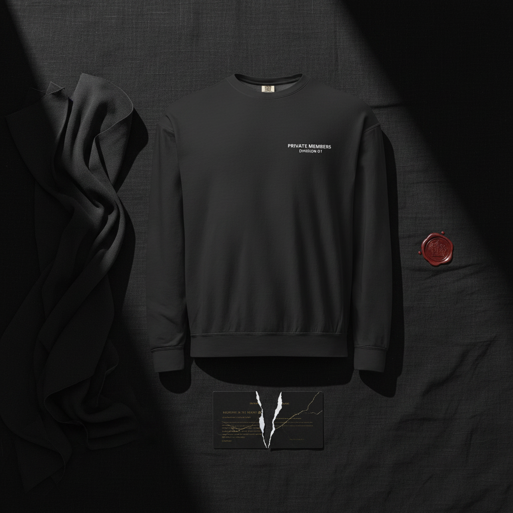 Division 01 Crewneck — Flatlay