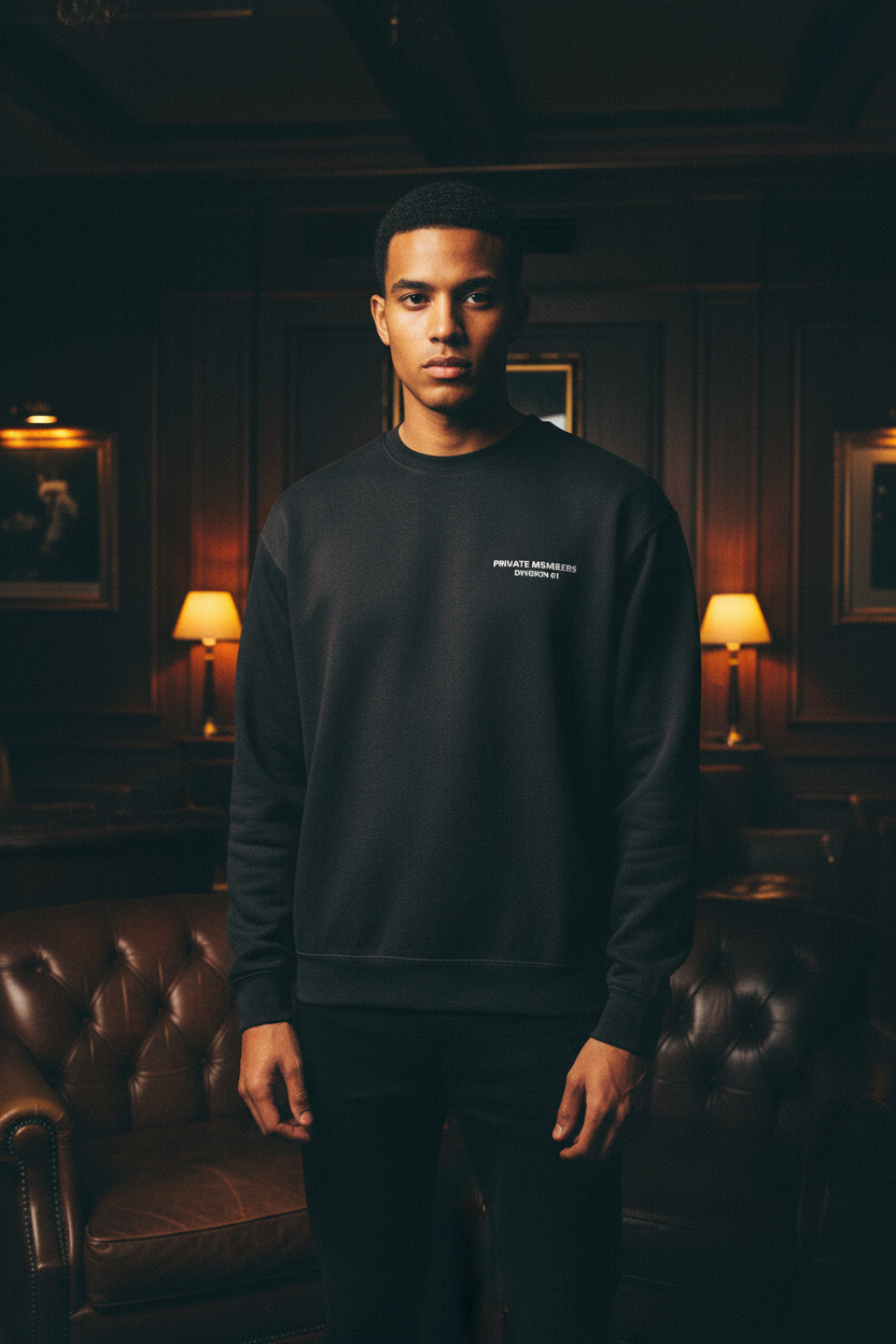 Division 01 Crewneck — Front Editorial