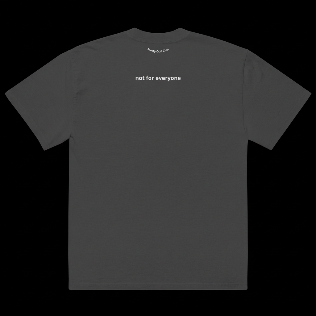 FORM TEE 01 - Dark Background Back
