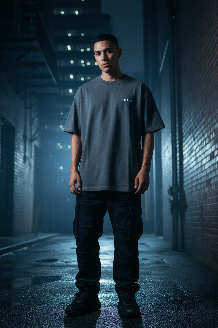 FORM TEE 01 — Editorial Shot 1