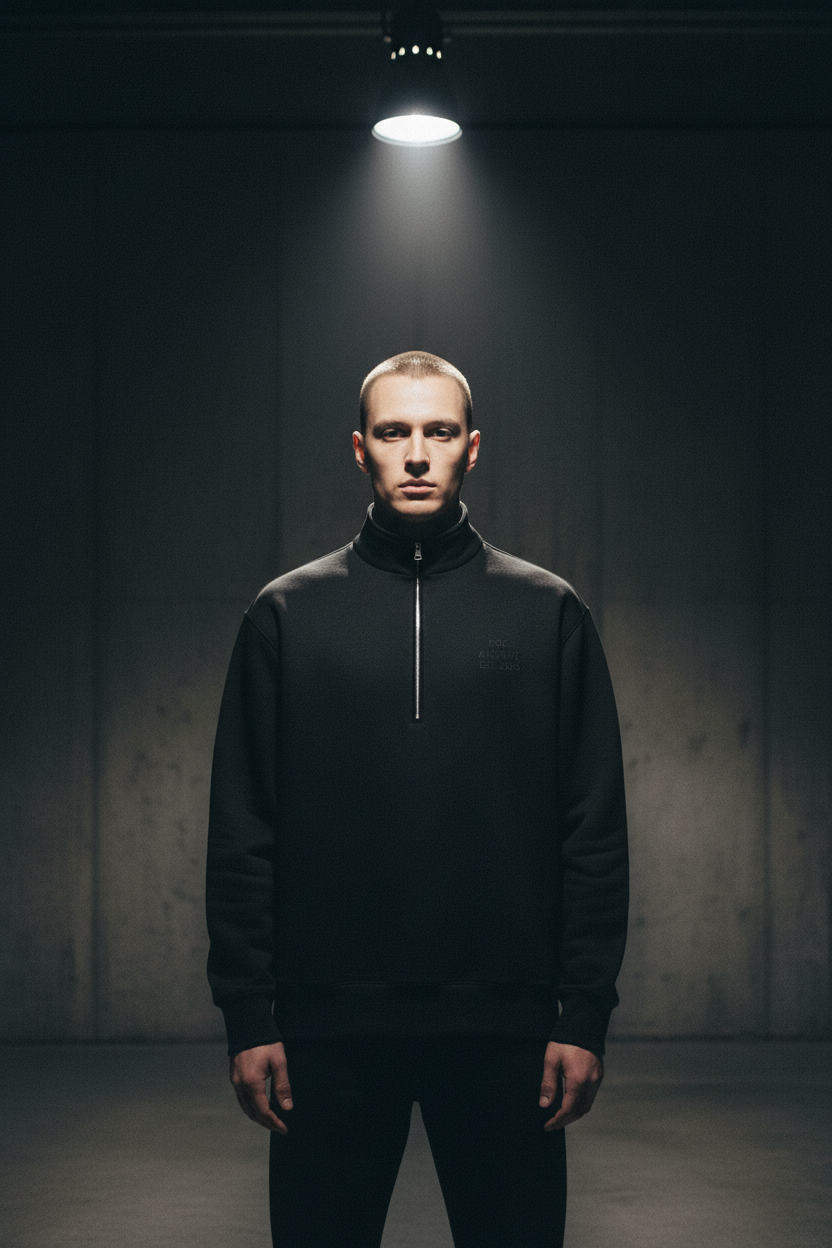 Half-Zip — Front Editorial