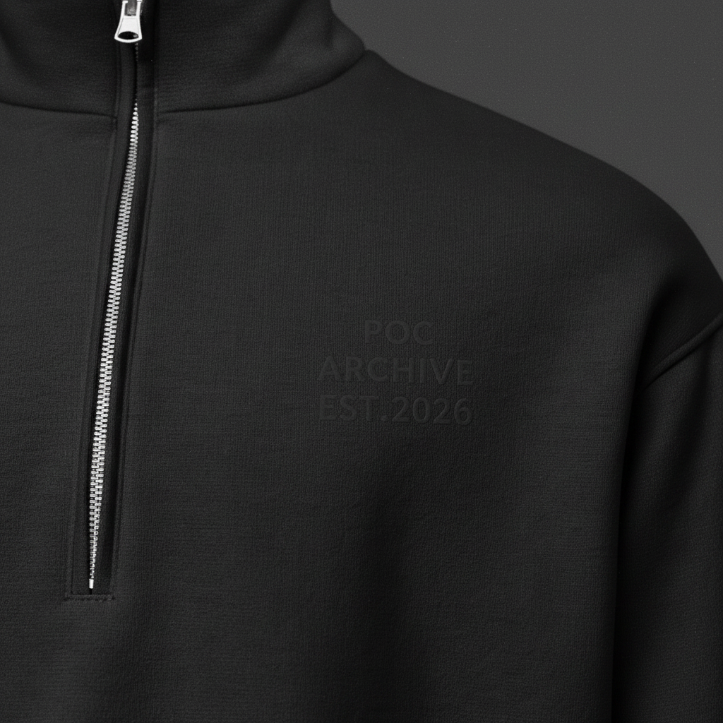 Half-Zip — Zipper Detail