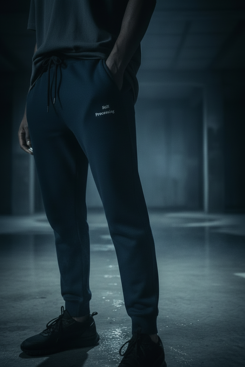 FORM 03 Fleece Jogger cinematic close up detail shot